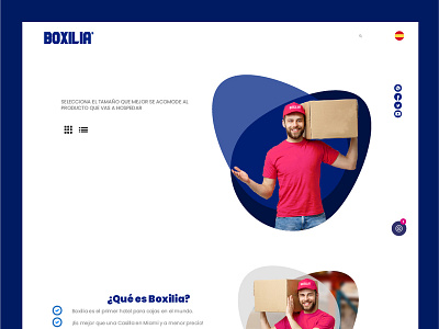 Web design Boxilia appweb behance graphic design maracaibo uxui venezuela webapp webdesign webux willy santos