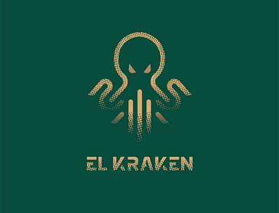 El Kraken 36 days of type behance branding design dribbble graphic design lettering logo logotype typography