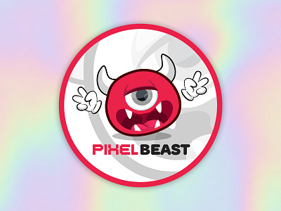 PixelBeast Branding - Holographic stickers