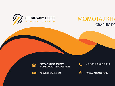 business card animation art branding design flat graphic design illustration illustrator logo vector web