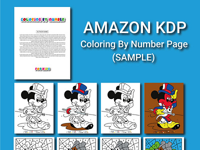 Coloring by number page