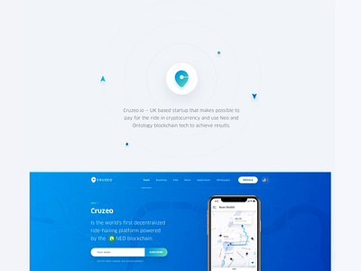 .mov | Cruzeo.io - crypto UI, anim illustrations, interactions affinity designer animation blue and white clean clean design challenge cruzeo crypto currency gradient ico interaction interaction design isometric icons isometric illustration keynote animation motion procreate taxi tech startup ui ux user freedom