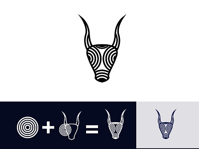 bull logo two different shape combinations. animals animals logo best logo bull logo logo logo design logod logodaily logotype nice logo