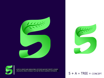 5atree logo concept conceptual design designlogo graphic design idea illustration logo logo design logo idea logo mark logodesign logoidea logomake logos logotype meaningfulllogo minimalist vect vector