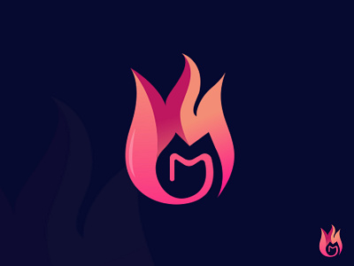 m+fire logo concept design fire logo logo concept logo design logo idea logo mark logodesign logos logotype minimalist logo modern modern logo unique logo vector