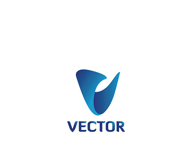 v letter logo