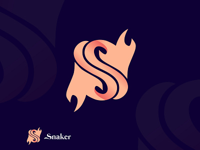 snaker logo brand logo branding company logo design illustration logo logo design logo download logo idea logo mark logo vector logodesign logos logotype minimalist logo modern logo new logo s logo snack logo snack mark