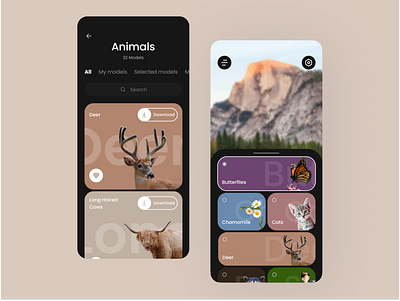 Nature - IOS app app design ui