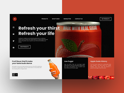 Exploration - Apple Soda Website