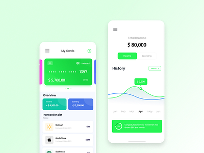 Finance App app design illustration landing page design mobile mobile app ui ux web website