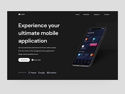 #Exploration - Web Kuy app design design web figma graphic design home page landing page design ui ux web