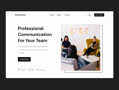 Website : Landing Page app design figma graphic design landing page design ui ux web