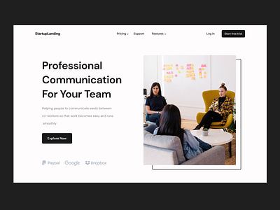 Website : Landing Page