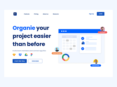 #Exploration - Landing Page app design design figma graphic design illustration landing page design mobile app ui ux web