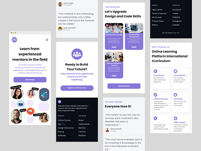 #Exploration - Online Courses Mobile app blue business clean dashboard figma flat graphic design ios iphone minimal mobile mobile app motion graphics navigation responsive simple template ui white