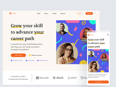 #Exploration Web Design & Mobile app design blue courses design figma food home page illustration iphone landing page design minimalist mobile mobile app responsive ui ux web website