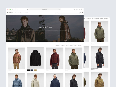 Buck Store - Ecommerce Search Result Page