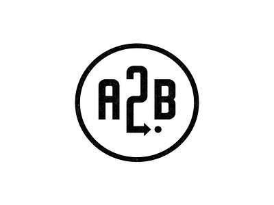 A2B branding braun grid identity logo texture