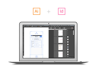 Ai + Id Wireframing Starter Kit document download illustrator indesign template wireframe