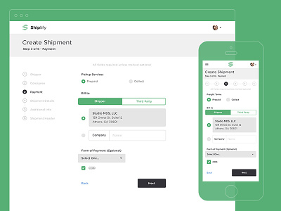Responsive Payment Form