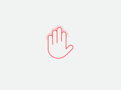 Finger Placement icon illustrator vector