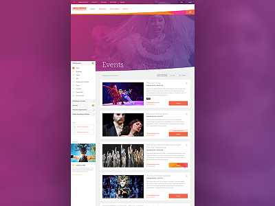 Events buttons responsive switchers toggles ui web