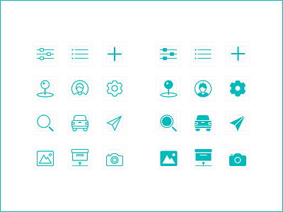 Line & Fill Icons