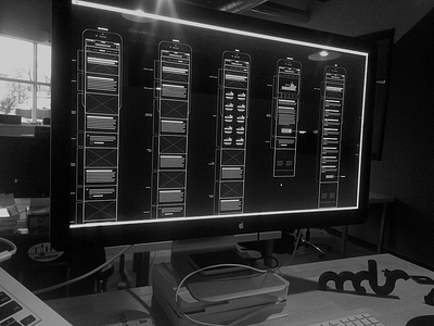 High Level Wireframes flow ia illustrator mobile responsive ui ux wireframes