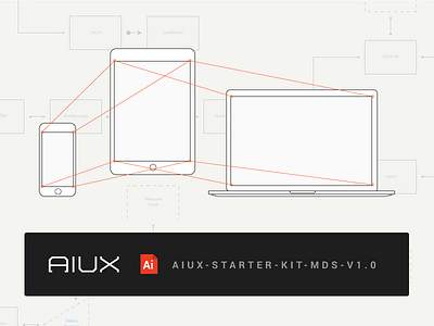 AIUX Starter Kit (and video lesson) adobe aiux course email illustrator kit landing responsive