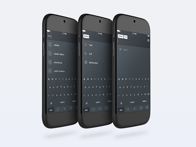 Siempo form icons input keyboard mobile os phone ui ux