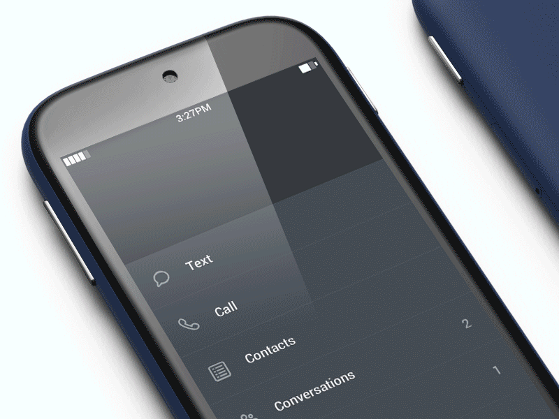 Siempo — The phone for humans animation ia input interaction mobile ui ux