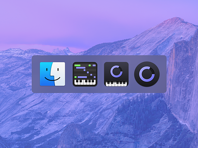 Cinesampler Icons app desktop app icon interface keyboard mac macos midi osx ui