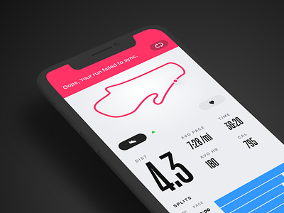 Oops action condensed interface invision invision studio ios iphone iphone x mobile ui