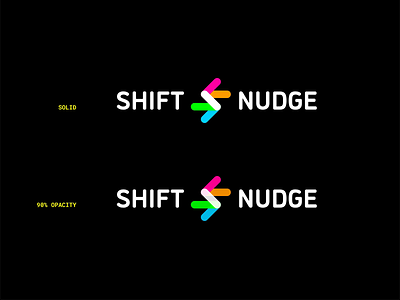 Top or Bottom? animation brand logo shift and nudge