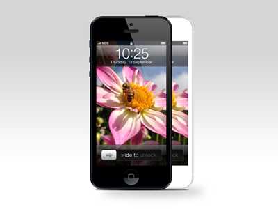 iPhone 5 Front View PSD Download download freebie iphone 5 photoshop psd render