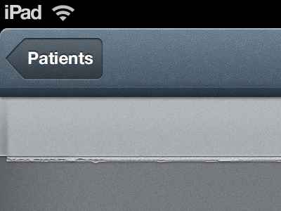 Just A Little Patients button gnr ios ipad patience retina texture torn paper ui