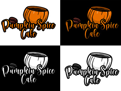 Pumpkin Spice Coffee Shop coffee coffee shop halloween illustration logo logo design pumpkin