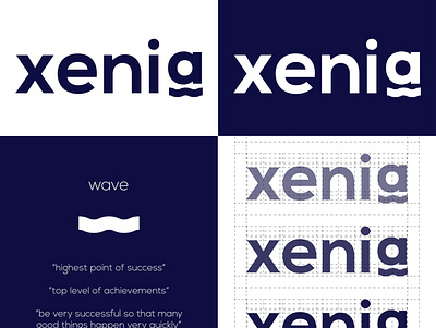 Xenia logo design