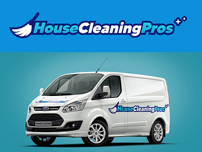HousePros cleaning cleaning company cleaning service company design illustration logo logo design wipe