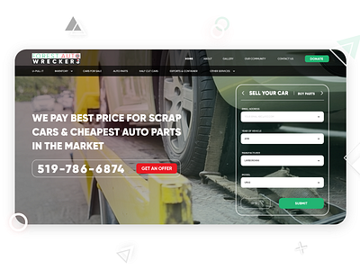 Forest Auto Wrecker - Landing Page