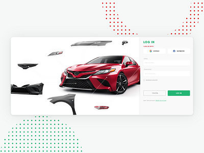 Forest Auto Wrecker - Login & Sign Up branding design illustration landing page logo ui uxui design vector web design web development