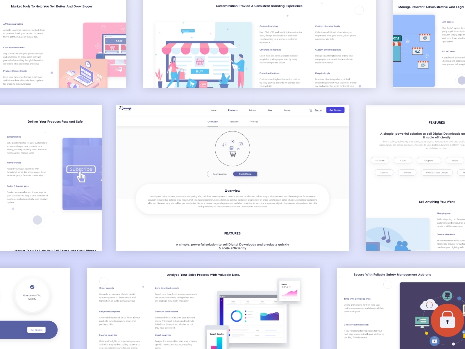 Digital Shop - Landing Page by Design'em on Dribbble