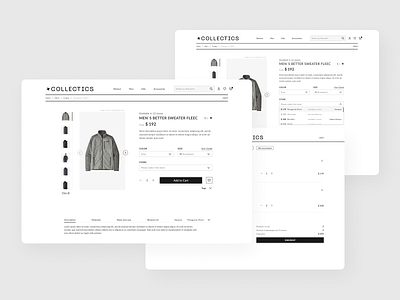 [E-commerce] UI/UX responsive design for clothes niche website