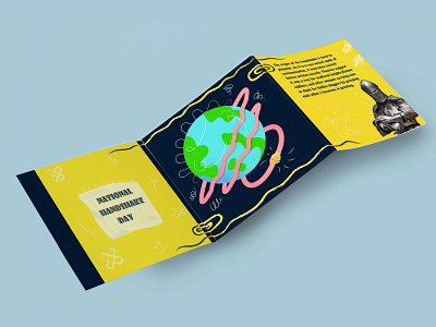 Designing Postal Card graphic design