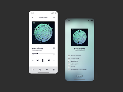 Music Player app application daily 100 challenge daily ui daily ui 009 dailyui dailyui009 dailyuichallenge design minimal music music app music player ui