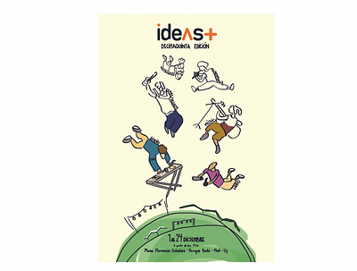 Concurso Afiche para feria Ideas + afiche design fadu graphic design ldcv poster