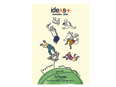 Concurso Afiche para feria Ideas + afiche design fadu graphic design ldcv poster
