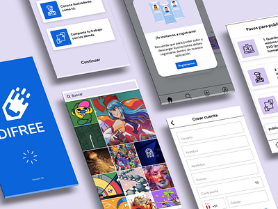 DIFREE app design free ilustrations ui ui ux ui design uidesign uiux ux ux ui ux design uxdesign uxui