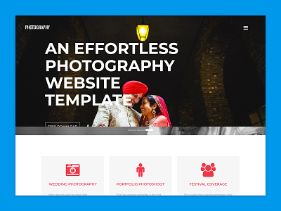 Free Photography HTML Template bootstrap freebies html css html5 responsive template
