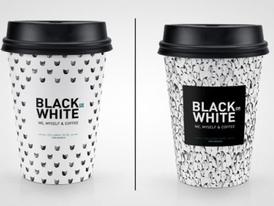 Black white cooffe